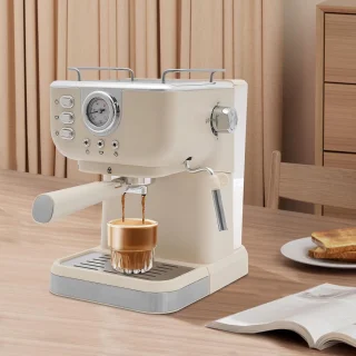 Espressomachine en filterkoffiemaker 20 bar - 1050 w - met melkschuimer