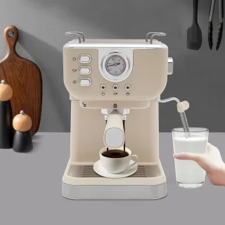 Espressomachine en filterkoffiemaker 20 bar - 1050 w - met melkschuimer