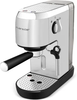 Espressomachine - geborsteld inox