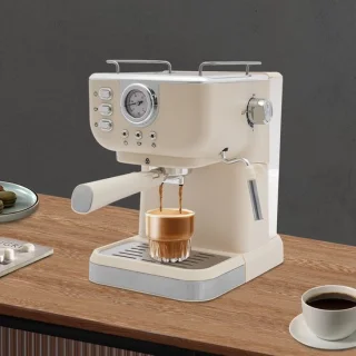 Espressomachine halfautomatisch - wit
