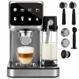 Espressomachine – koffiezetapparaat met melkopschuimer