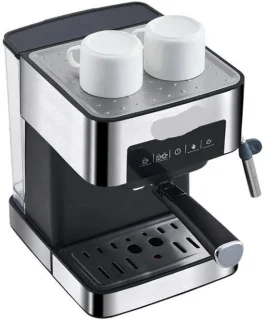 Espressomachine koffiezetapparaat met melkopschuimer