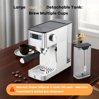 Wat vinden we goed aan de Espressomachine - Koffiezetapparaat Zilver