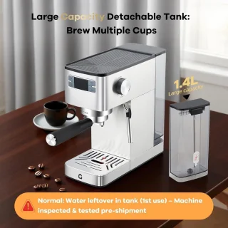 Espressomachine - Koffiezetapparaat Zilver