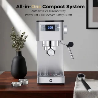Espressomachine - Koffiezetapparaat Zilver