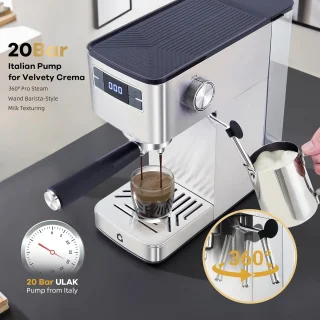 Espressomachine - Koffiezetapparaat Zilver