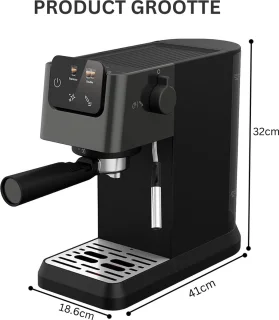 Espressomachine Koffiezetapparaat Zwart