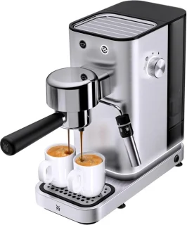 Espressomachine mat zilver