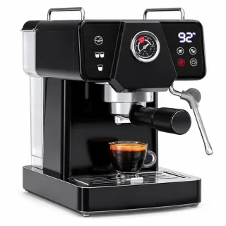 Espressomachine met bonenmaler