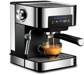 Espressomachine met melkopschuimer, 20 bar en 1,6 liter watertank