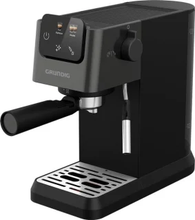 Espressomachine met melkopschuimer - semi-automatisch - zwart