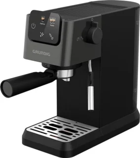 Espressomachine met melkopschuimer – zwart