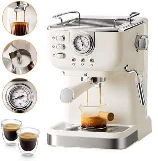 Espressomachine met melkschuimer - 20 bar