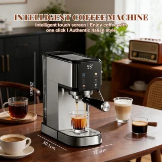 Espressomachine - roestvrij staal