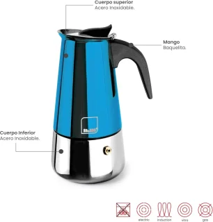 Espressomachine RVS 10-kops