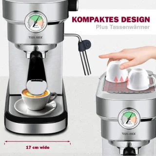Espressomachine RVS Filterdrager