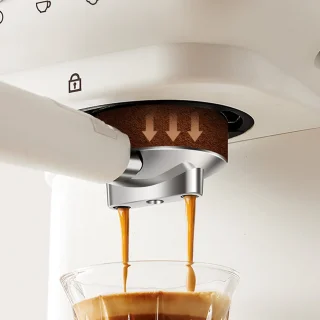 Espressomachine RVS Halfautomatisch 1,5L Reservoir
