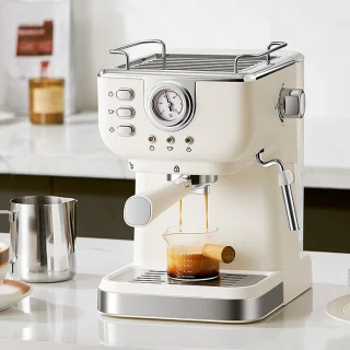 Espressomachine RVS Halfautomatisch 1,5L Reservoir