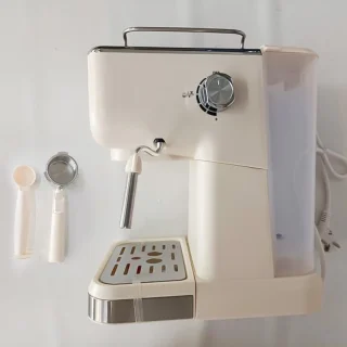 Espressomachine RVS Halfautomatisch 1,5L Reservoir
