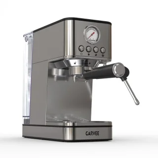 Espressomachine RVS met stoompijp - Zilver