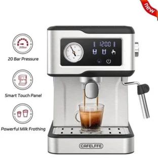 Espressomachine semi-automatisch 20 bar met 1,5L waterreservoir