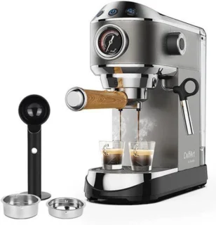 Espressomachine semi-automatisch – 20 bar pompdruk – 1,1 liter waterreservoir