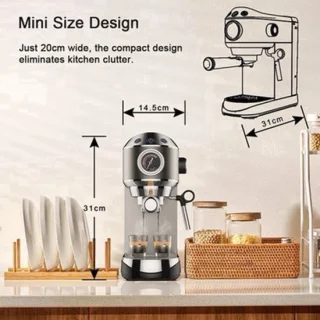 Espressomachine – semi-automatische koffiemachine – espresso maker – koffiezetapparaat