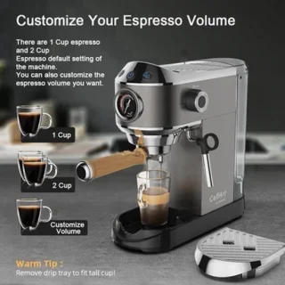 Espressomachine – semi-automatische koffiemachine – espressomaker – koffiezetapparaat