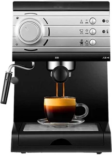 Espressomachine semi-mini zilver
