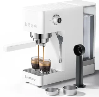 Espressomachine van kunststof