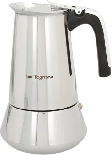 Espressomachine van roestvrij staal, zilver