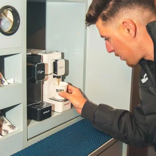 Espressomachine voor E.S.E. Pads 44 mm - Wit