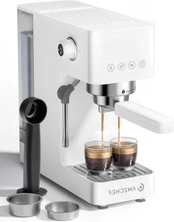 Espressomachine wit