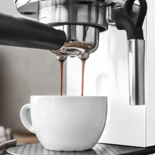 Espressomachine Wit