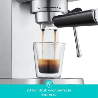 Espressomachine zilver