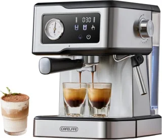 Espressomachine zilver