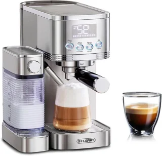 Espressomachine zilver