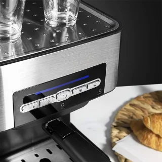 Espressomachine Zilver Zwart