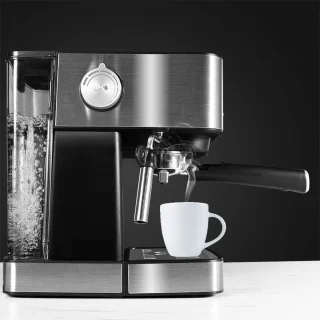 Espressomachine Zilver Zwart
