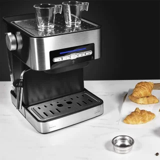 Espressomachine Zilver Zwart