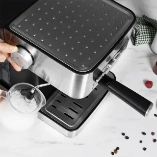 Espressomachine Zilver Zwart
