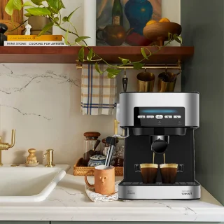 Espressomachine Zilver Zwart
