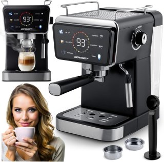 De Espressomachine Zwart in één oogopslag