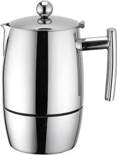 Espressomaker 6-kops RVS