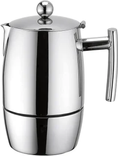 Espressomaker 6-kops RVS