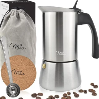 Espressomaker voor inductie (Moka Pot)