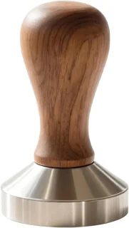 Espressotamper 51 mm - roestvrij staal met houten handvat