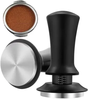 Espressotamper 51mm Zilver
