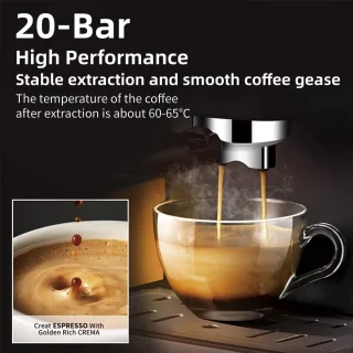 Eszenzics Espressomachine Semi-automatisch met Koffiemolen