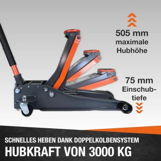 Extra Flakke Trolley Jack 4T